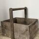 Wooden basket for the garden or workshop, folk art