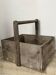 Wooden basket for the garden or workshop, folk art