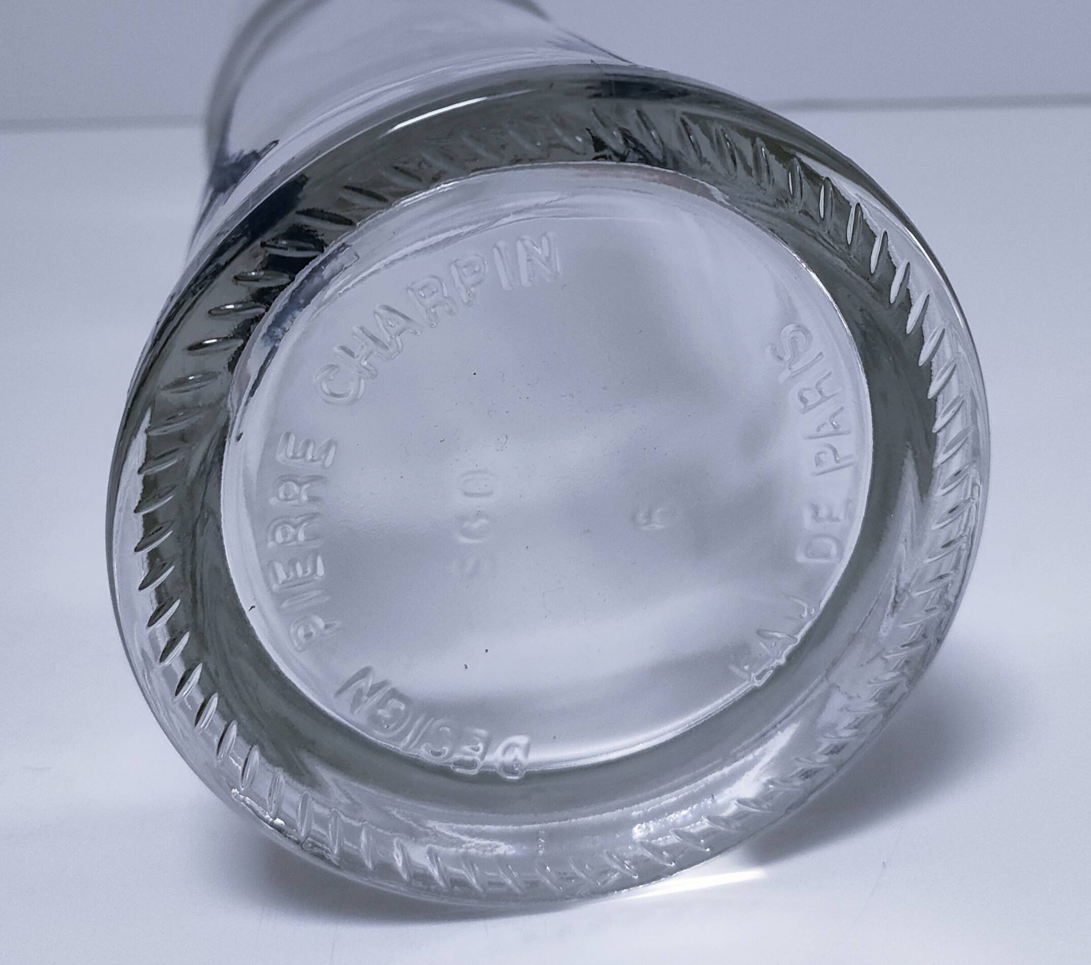 carafe by Pierre Charpin, Eiffel Tower design, stamped