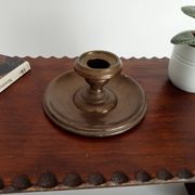 Antique brass candlestick
