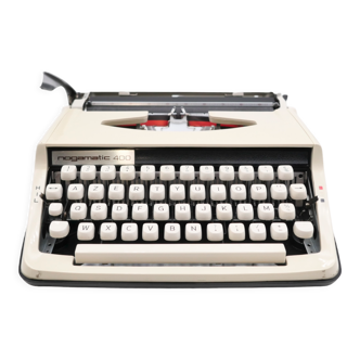 Nogamatic 400 beige and black typewriter revised new ribbon
