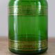 Green vintage apothecary pot and golden ledé