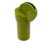 Space age green ceramic vase, Pietro Arosio, Parravicini Italy ca. 1960