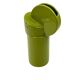 Space age green ceramic vase, Pietro Arosio, Parravicini Italy ca. 1960