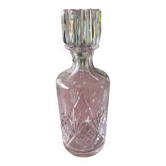 Cut crystal bottle – Cristallerie Lorraine – original stopper