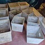 Set of fibreglass planters