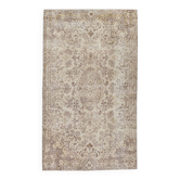 Beige & Brown Classic Vintage Rug, 165x284Cm