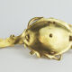 Art Nouveau candle holder in bronze by A Vogt