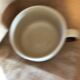 Paire de tasses mug déjeuner en grès