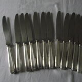 Box of 12 large knives from Alfémide production Christofle