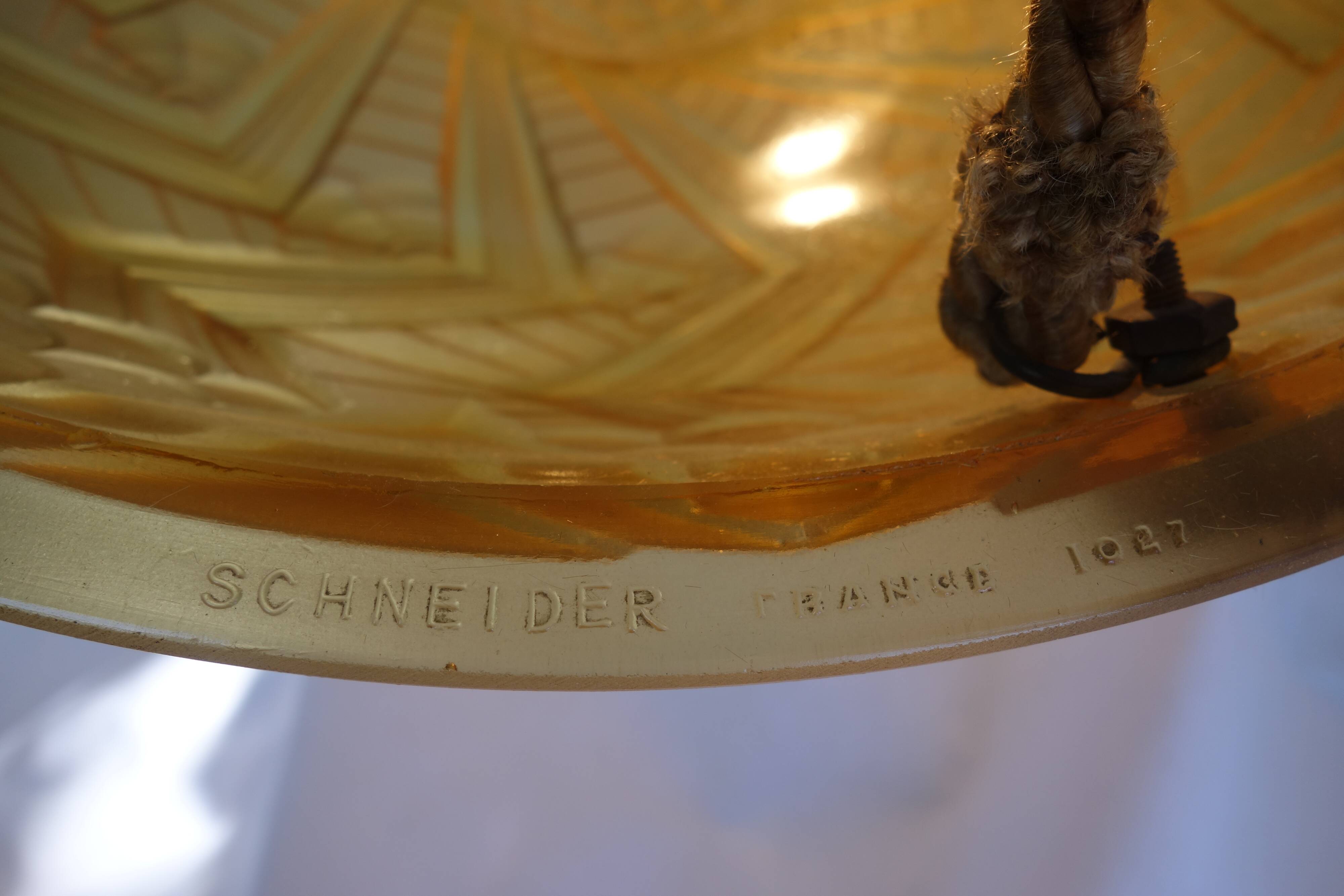 Schneider Art Deco Lustre