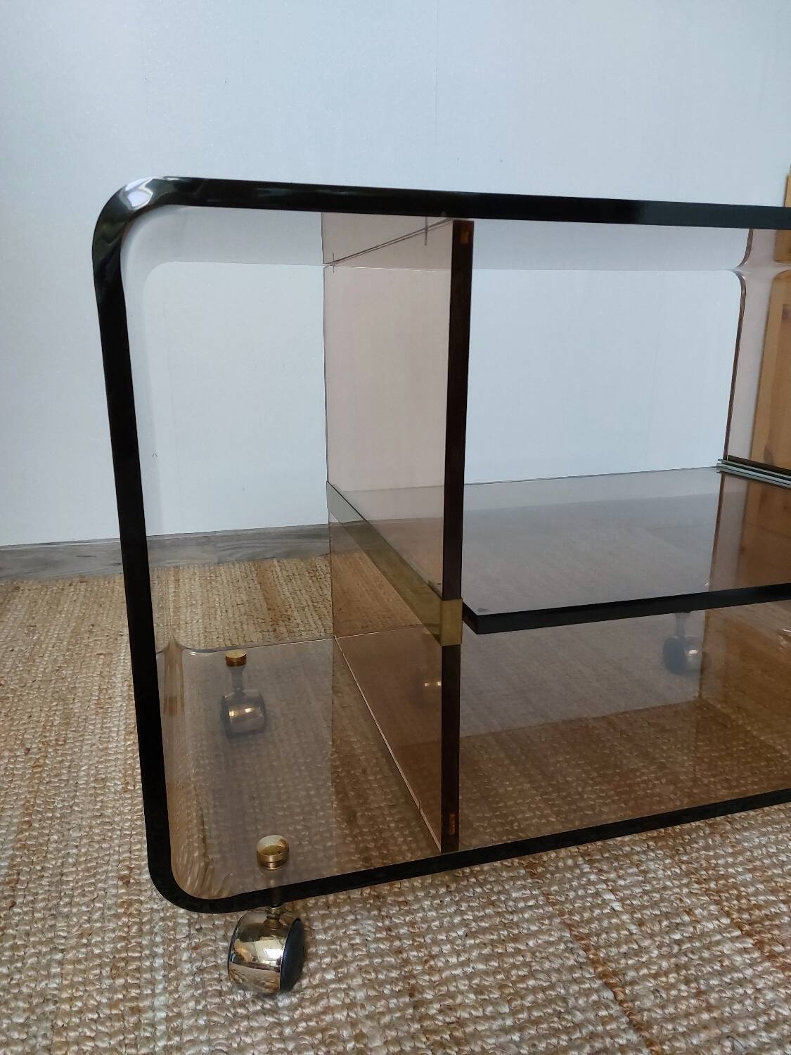 Table Michel Dumas plexiglas 1970