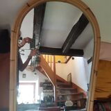 Light color bamboo mirror 85X60