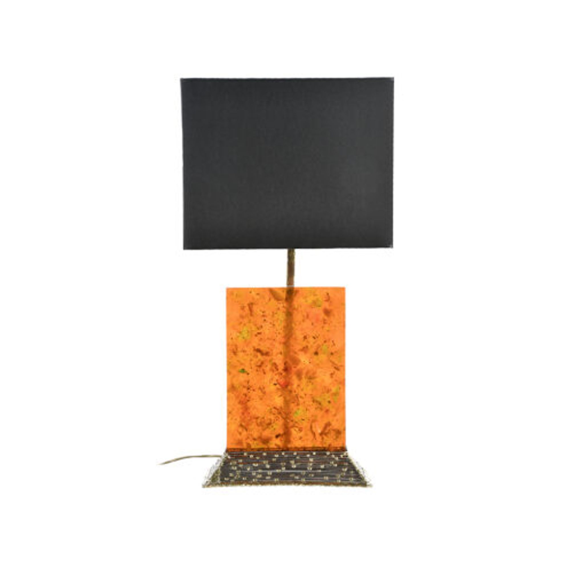 Fractal resin lamp by Henri Fernandez