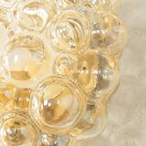 Doria Leuchten wall or ceiling lamp, Space Age design, bubble glass, 1970s