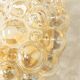Doria Leuchten wall or ceiling lamp, Space Age design, bubble glass, 1970s