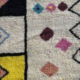 large new multi-colored Berber beni ourain rug 180x280 cm