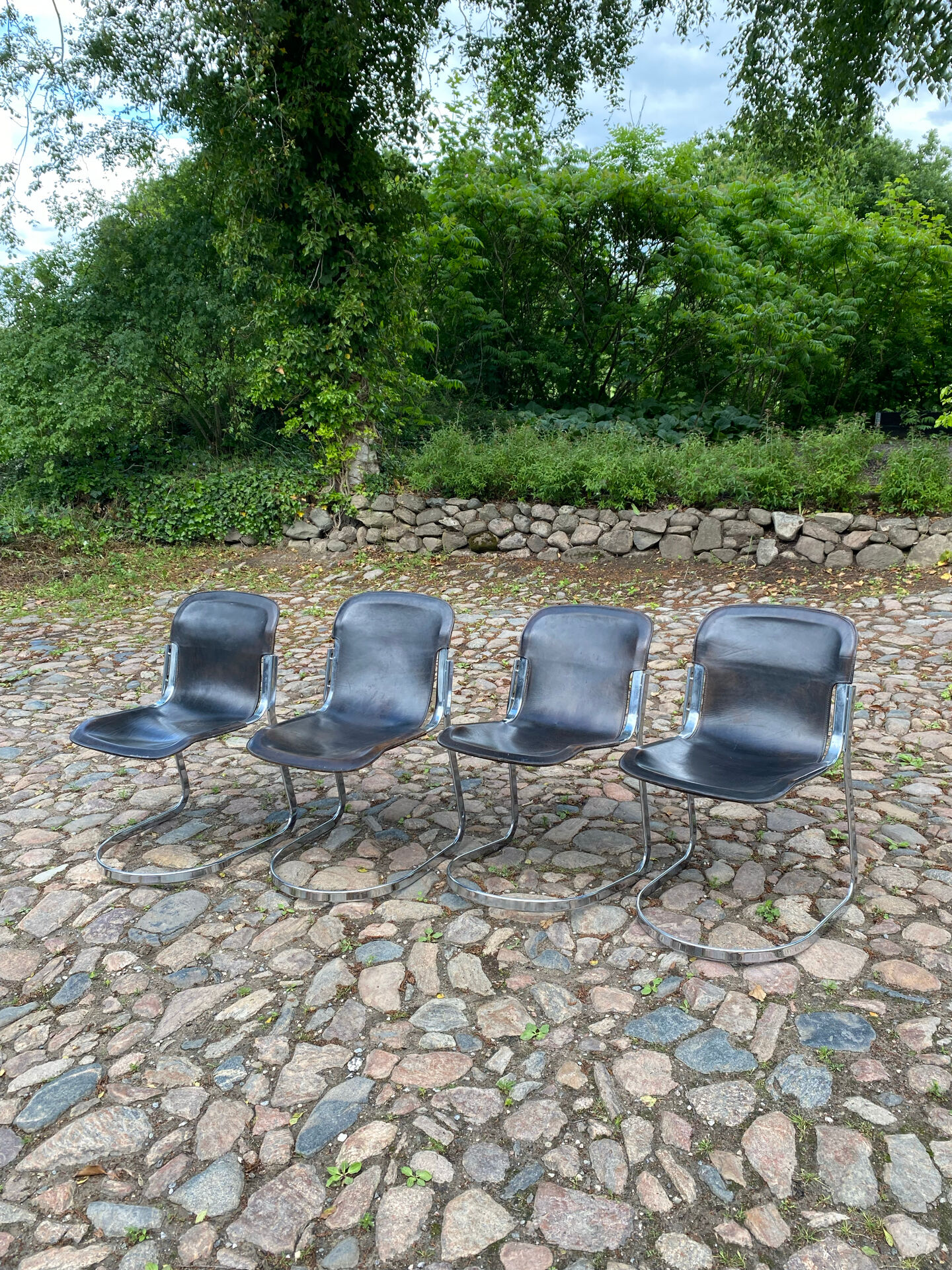 Dining chairs by Willy Rizzo