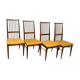 Vintage blonde wood chairs 60s