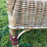 Wicker/rattan armchair