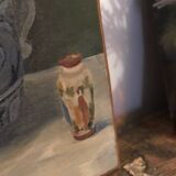 Ancien tableau à l’huile nature morte