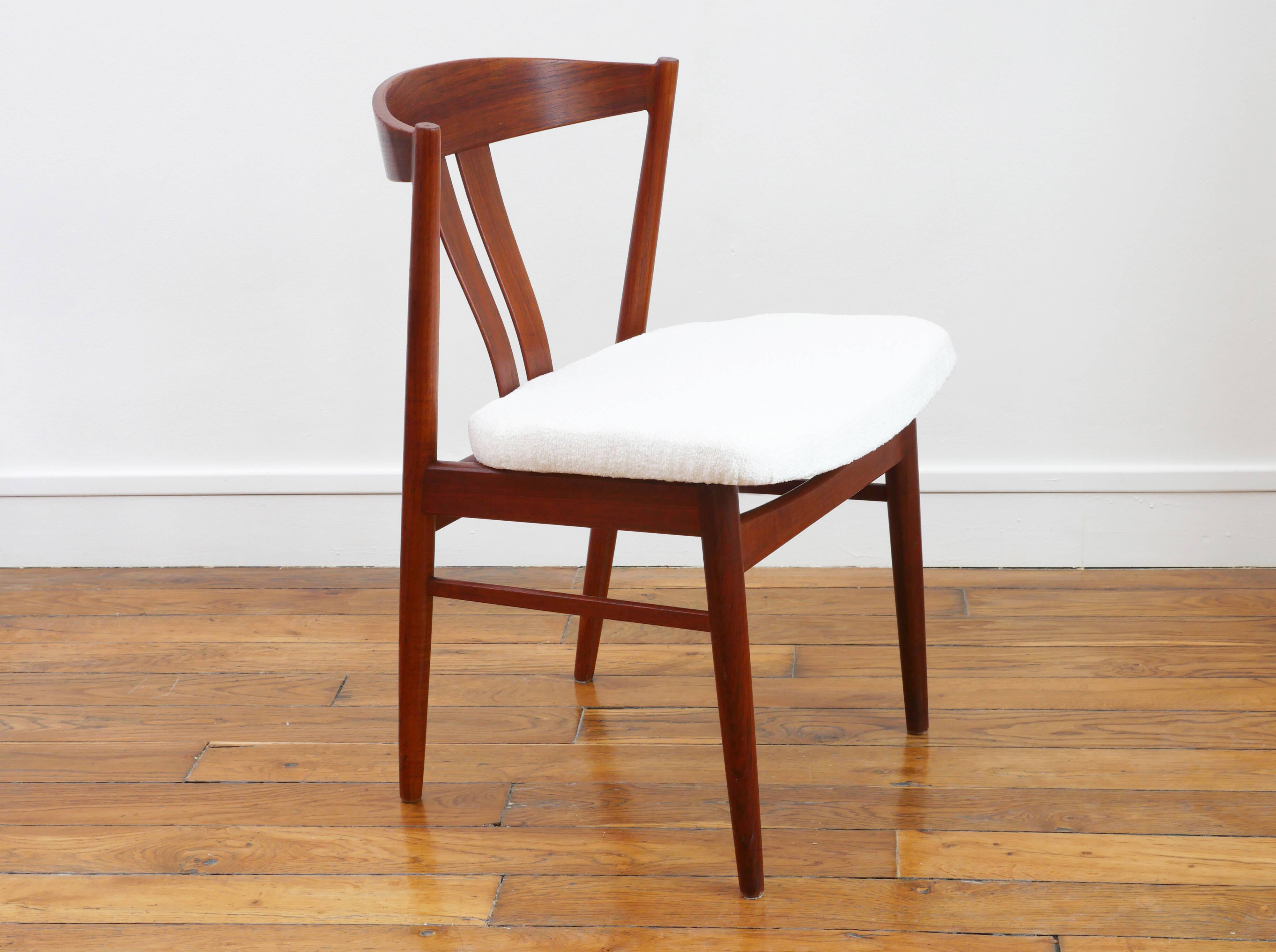 Teak chair – Carl Ewent Ekstrom – Restored