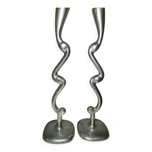 Bougeoirs en aluminium