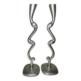 Aluminium candle holders