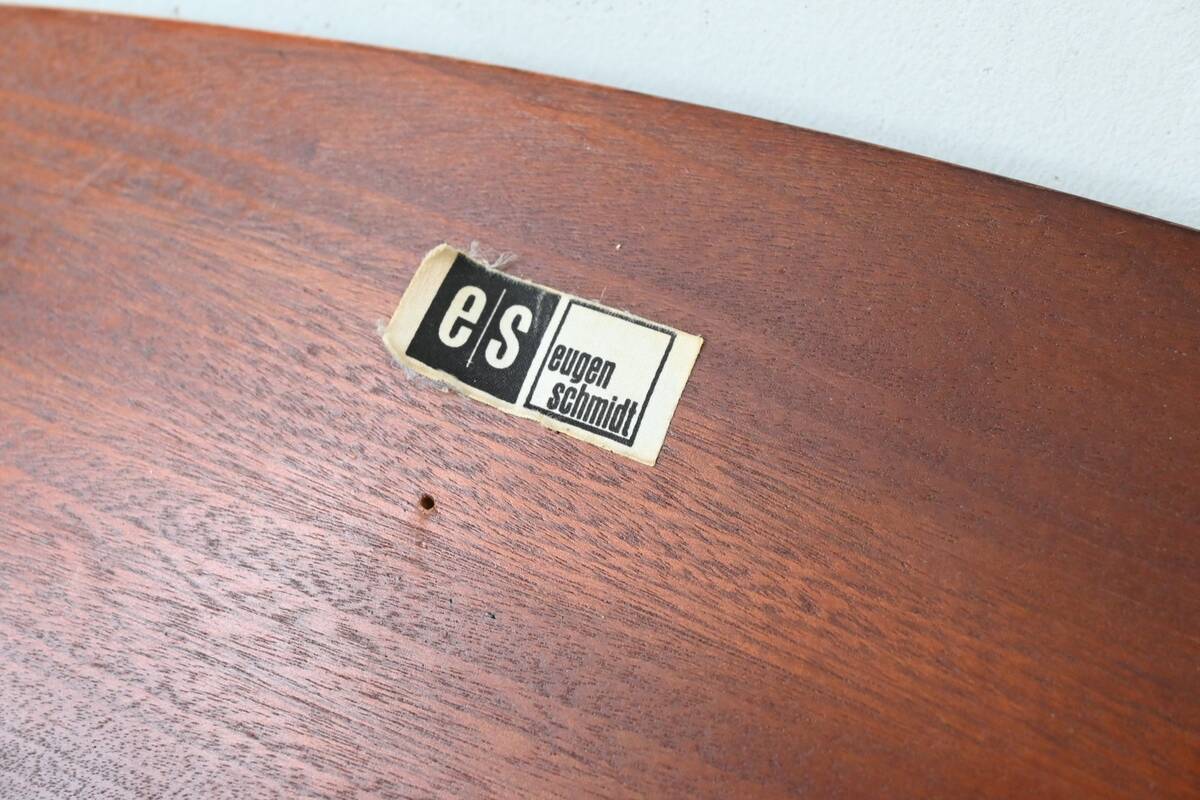 Eugen Schmidt set of six dining or conference chairs in teak Germany 1965