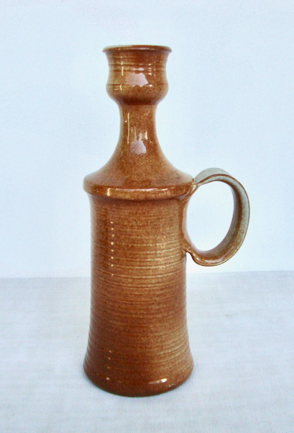Bouteille pichet vintage en grès