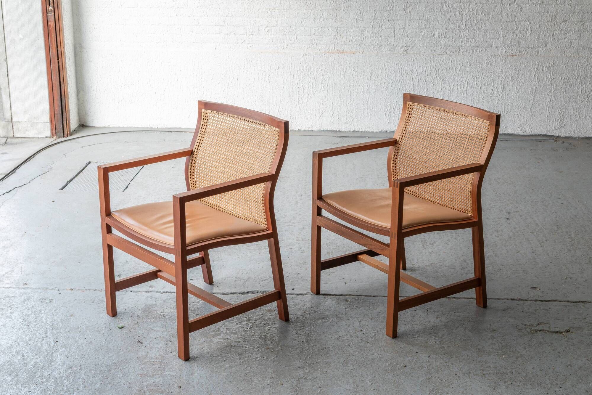 Set of 8 'King series' dining chairs by Rud Thygesen & Johnny Sørensen