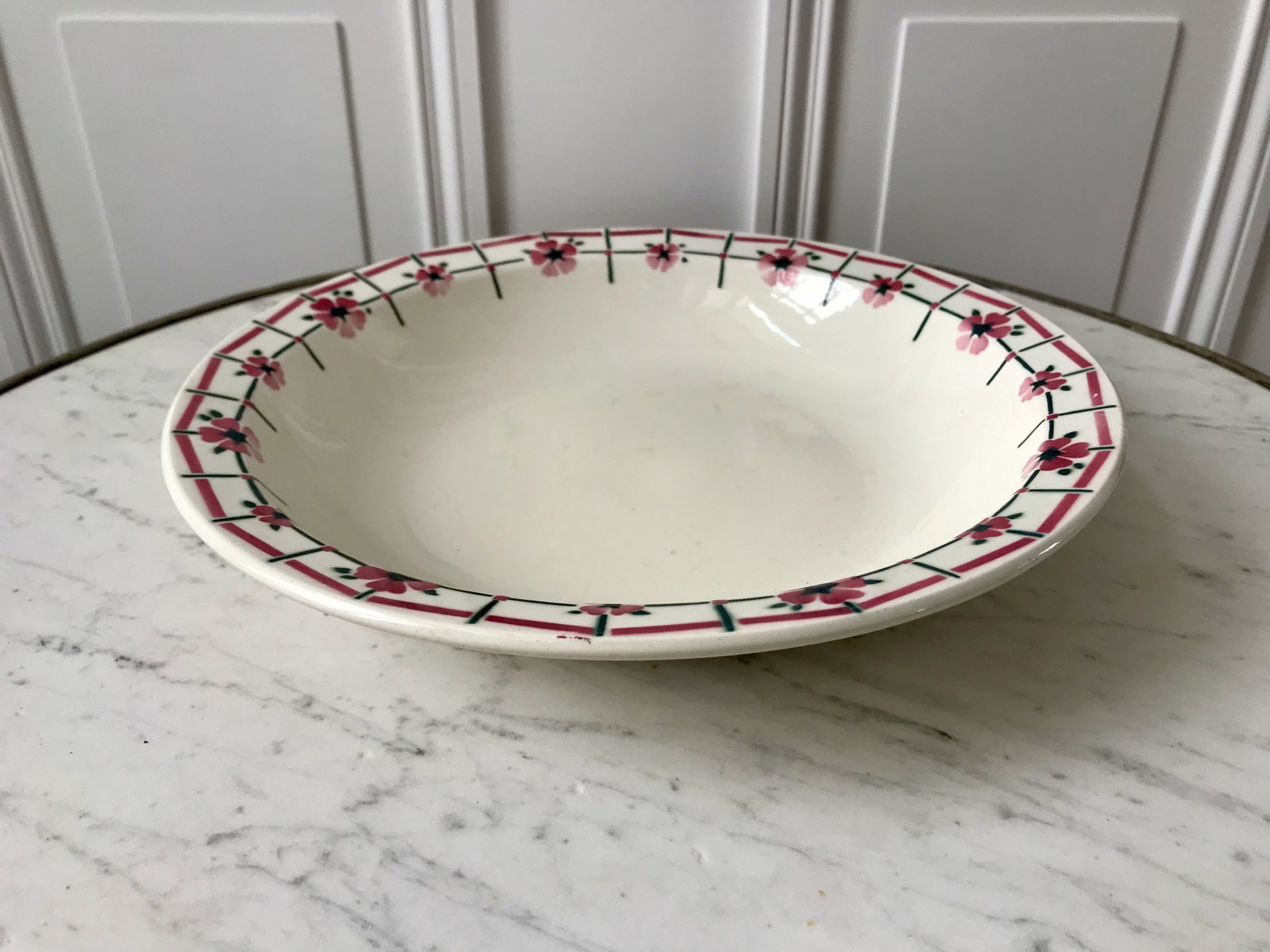 Salad bowl St Amand Céranord model Monique years 30-40