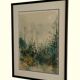 Painting signed Michel COLIN (1934) – Watercolor – Vosges undergrowth