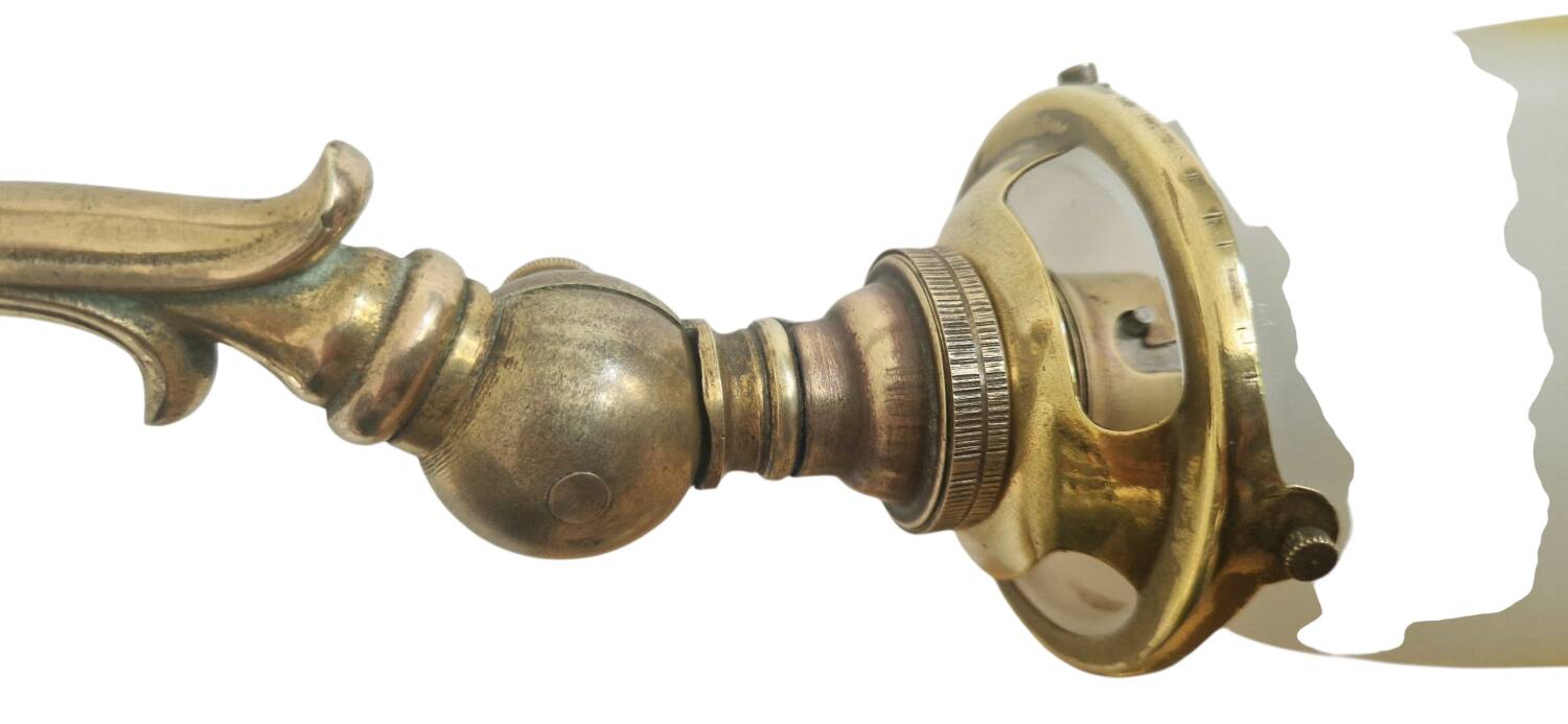 Art Nouveau lamp - Bronze and glass paste signed MüllerFrères - Circa 1910