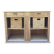 Solid wood storage furniture