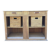 Meuble de rangement bois massif