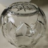 Vintage Nachtmann Spherical Vase. Crystal. Dimensions: 13 x 15 cm
