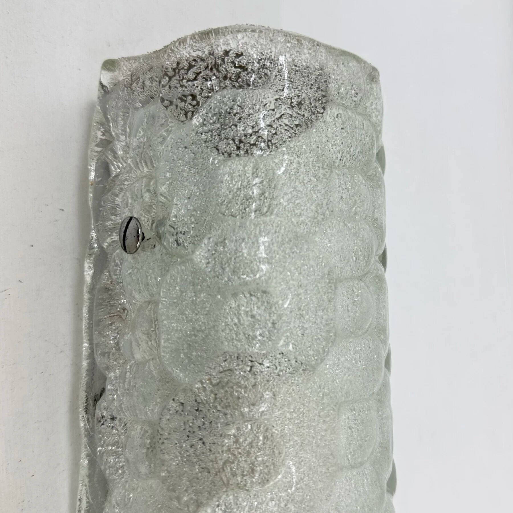 Mid-century Hustadt Leuchten design Murano glass wall sconces, Germany, 1970s