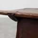 17th Century Spanish Oak Side Table with Drawer in Wabi Sabi Style