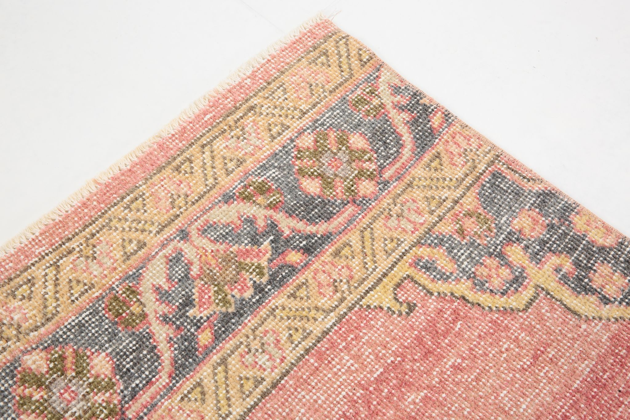 3x12 Turkish Vintage Runner Rug, 86x376Cm