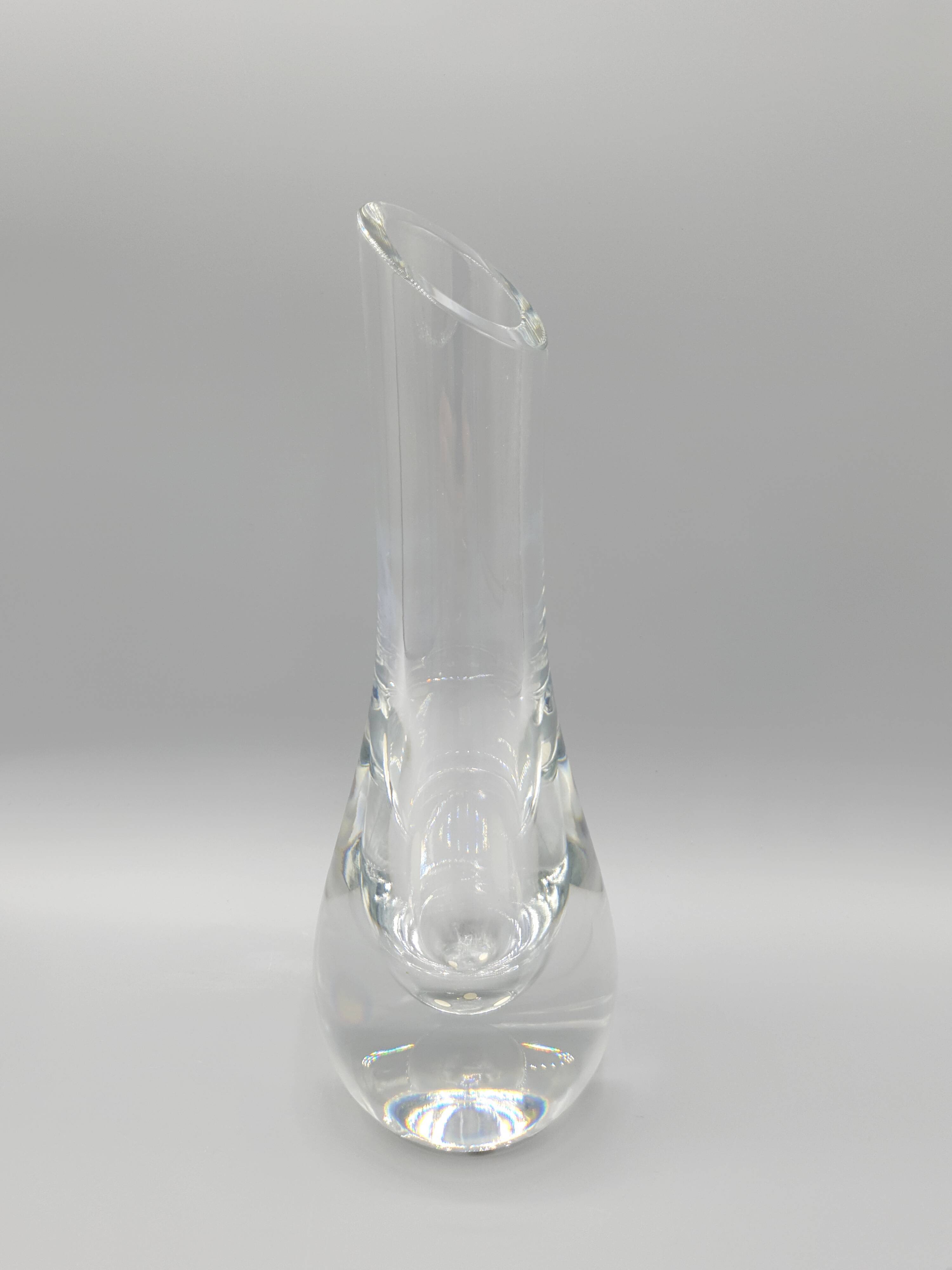 Crystal Baccarat soliflore vase, "Albane" model