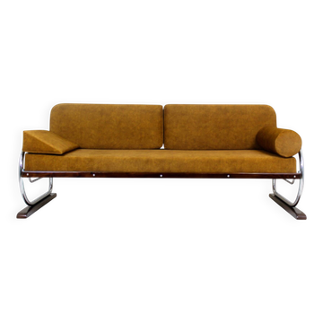 Bauhaus sofa Hynek Gottwald – 1930s – chrome steel