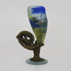 Art Nouveau vase in multicolored glass paste