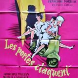 original poster 1960 doors slam Vespa 120x160 cm Catherine Deneuve