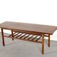 Table basse à deux niveaux Afromosia de Richard Hornby pour Heal, style vintage du milieu du siècle