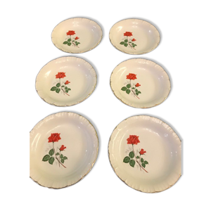 lot d'assiettes vintage