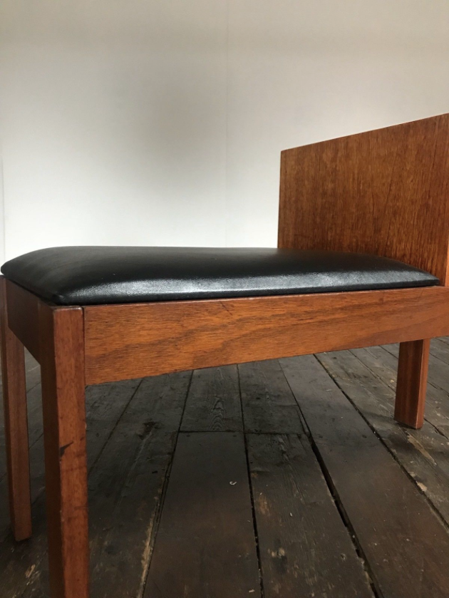 Teak phone bench