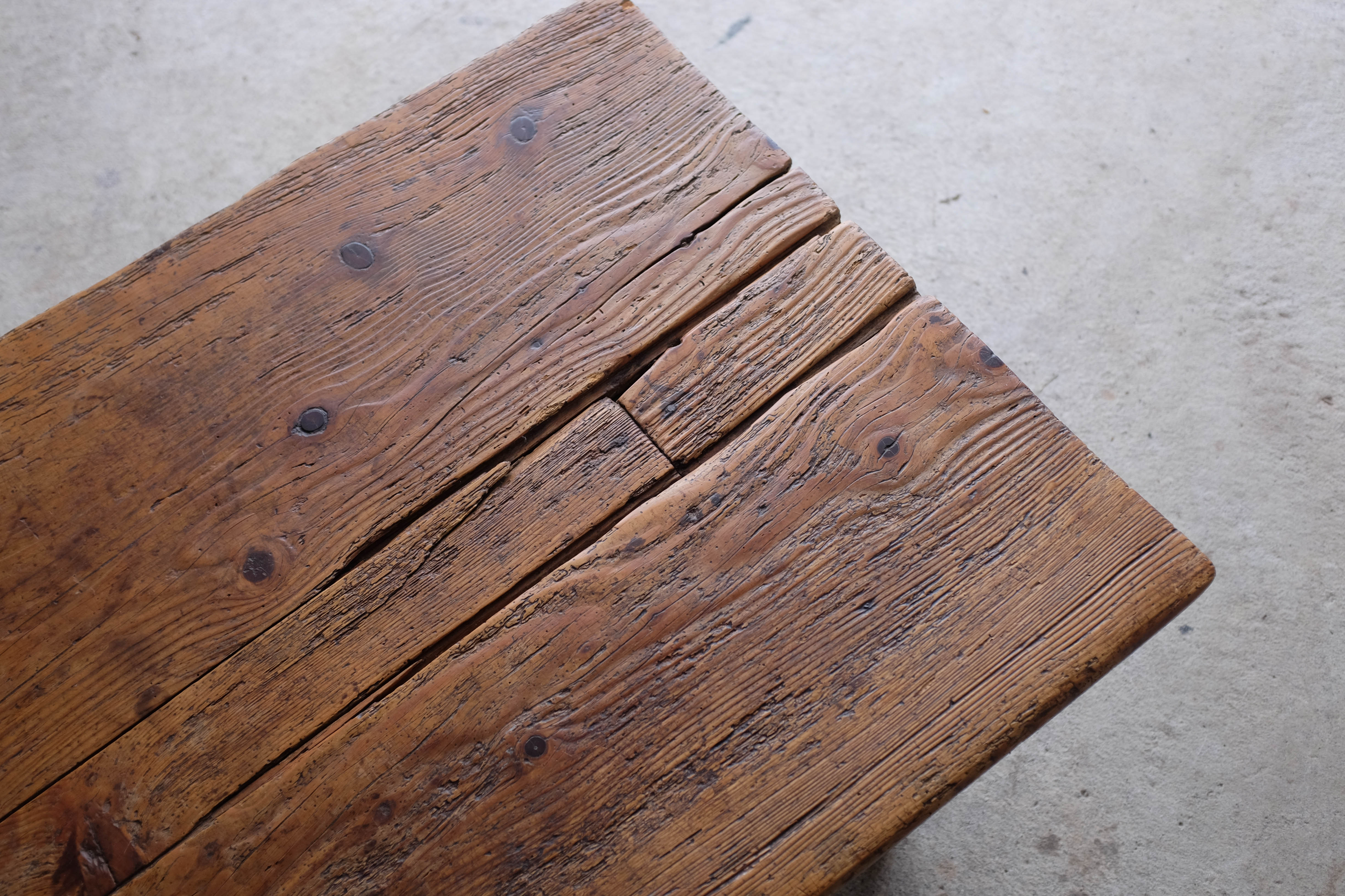 Popular art coffee table, Savoy, 19th century