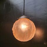 Art Deco glass suspension