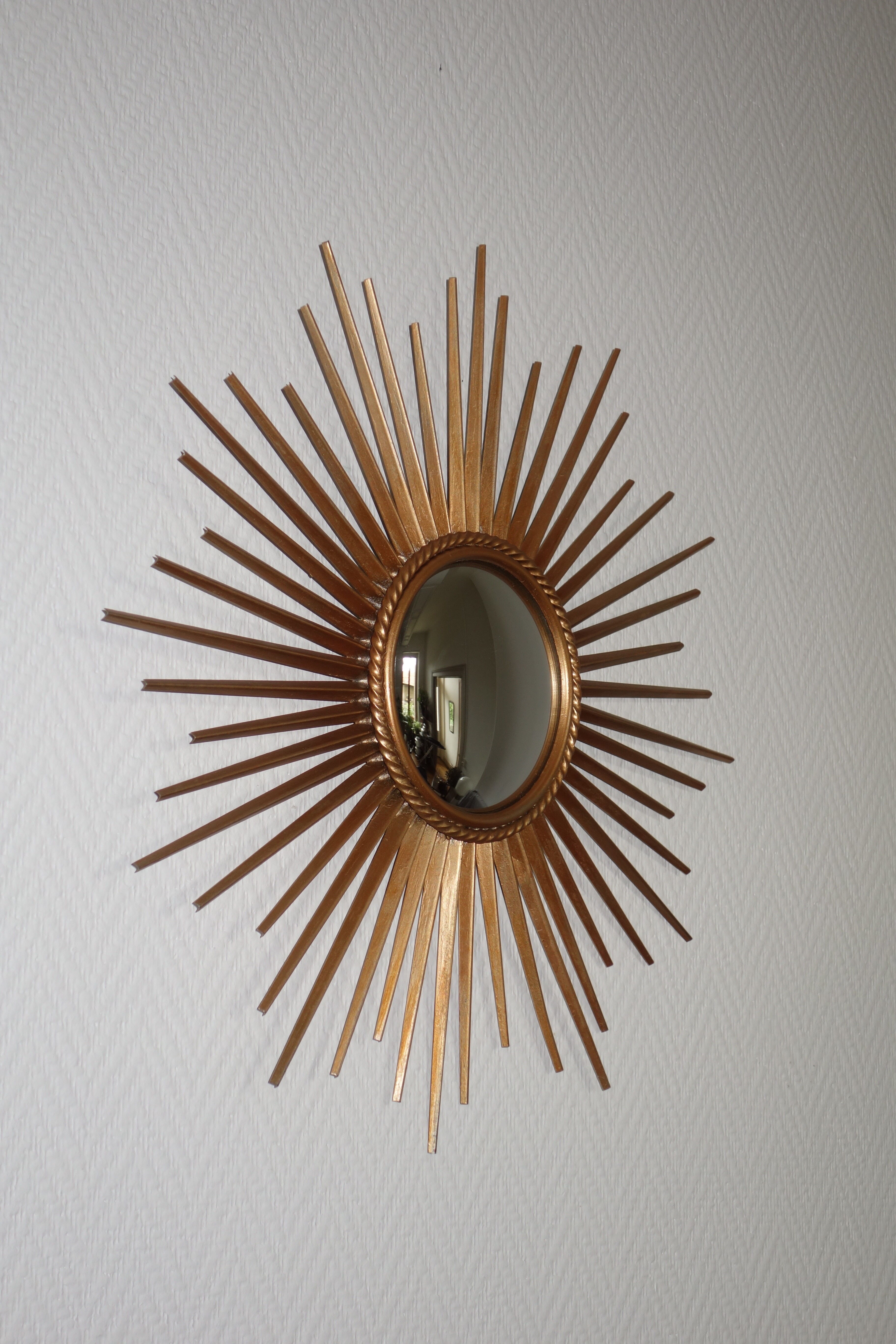 Sun mirror domed Chaty Vallauris 50x50 cm